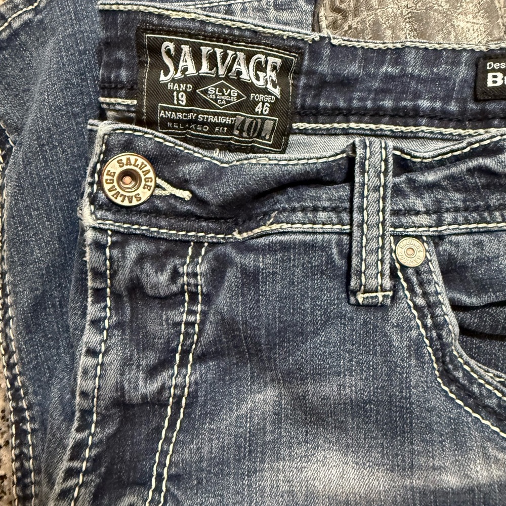 Salvage Indigo Denim Jeans